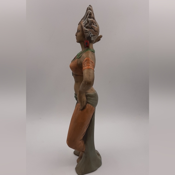 Vintage 1968 Hobbyist Dancing Woman Rare Handmade and Hand Painted - Picture 4 of 8